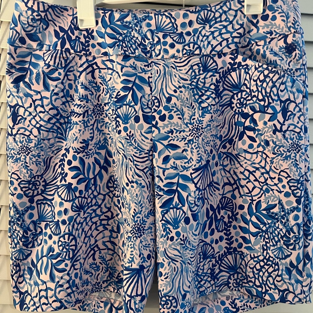 Hayden Ocean Print Lilly Pulitzer Shorts Size 16 Luxletic